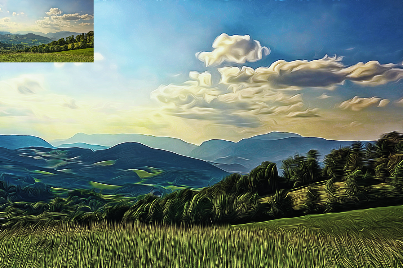 Realistic Oil Paint Action, Addons GraphicRiver